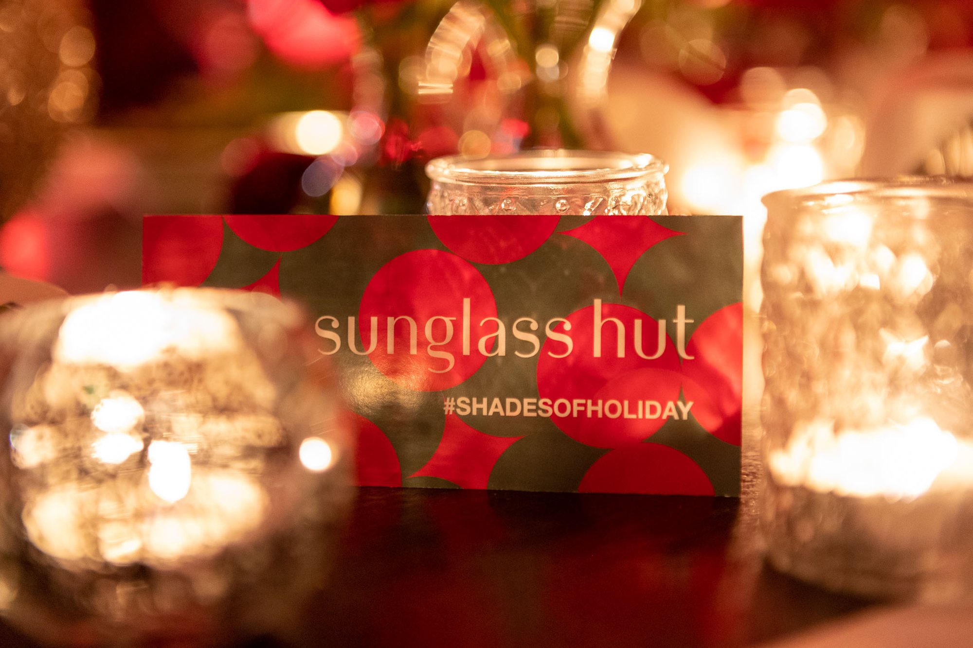 Sunglass Hut 2024 holiday program photography