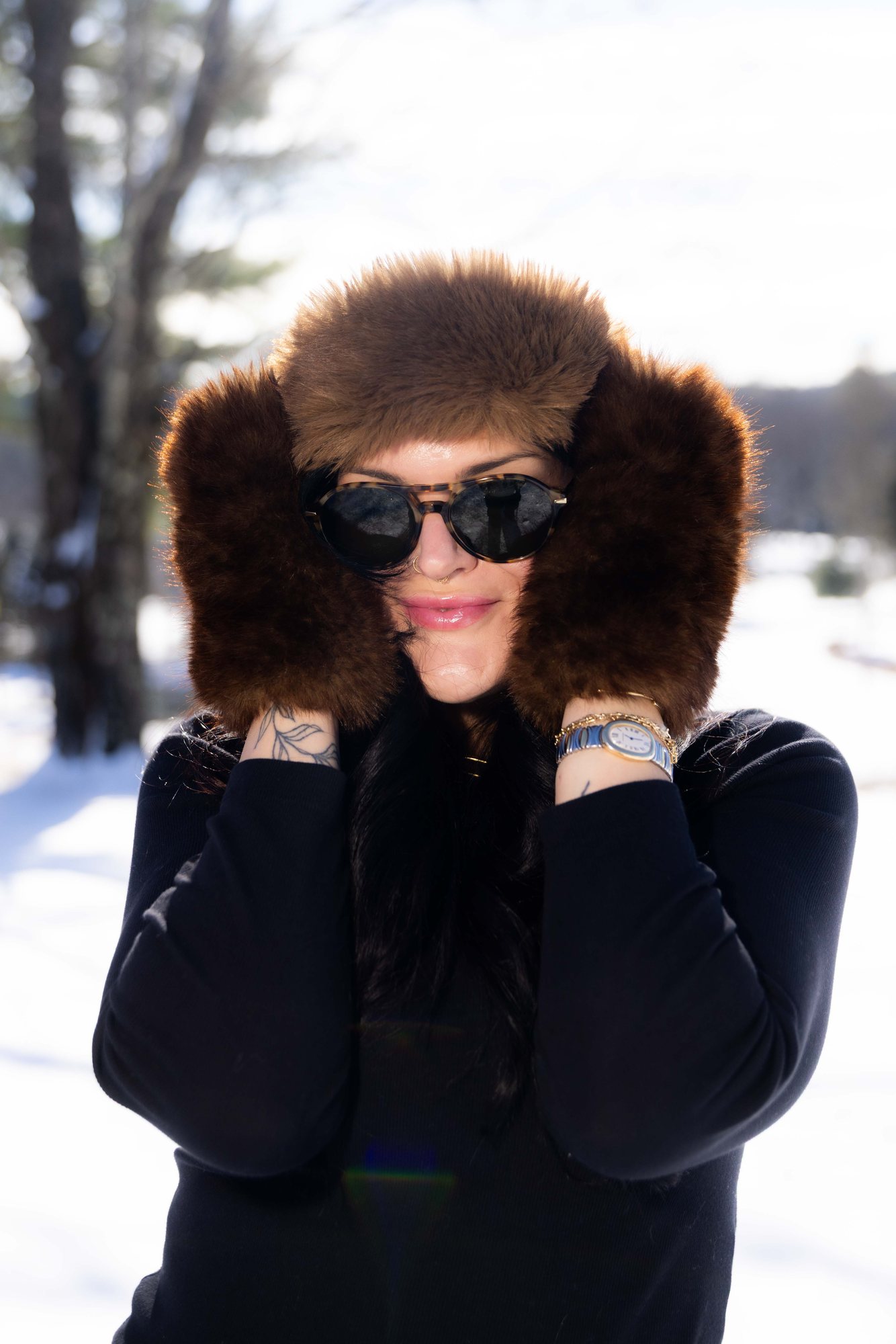 Sunglass Hut 2024 holiday program photography