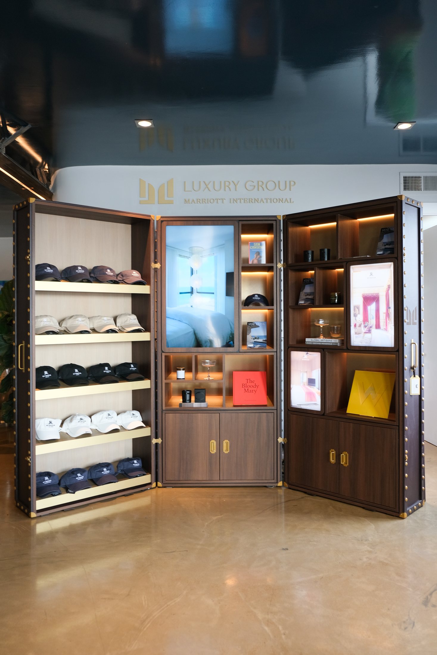 Illuminated Luxury Group lounge display