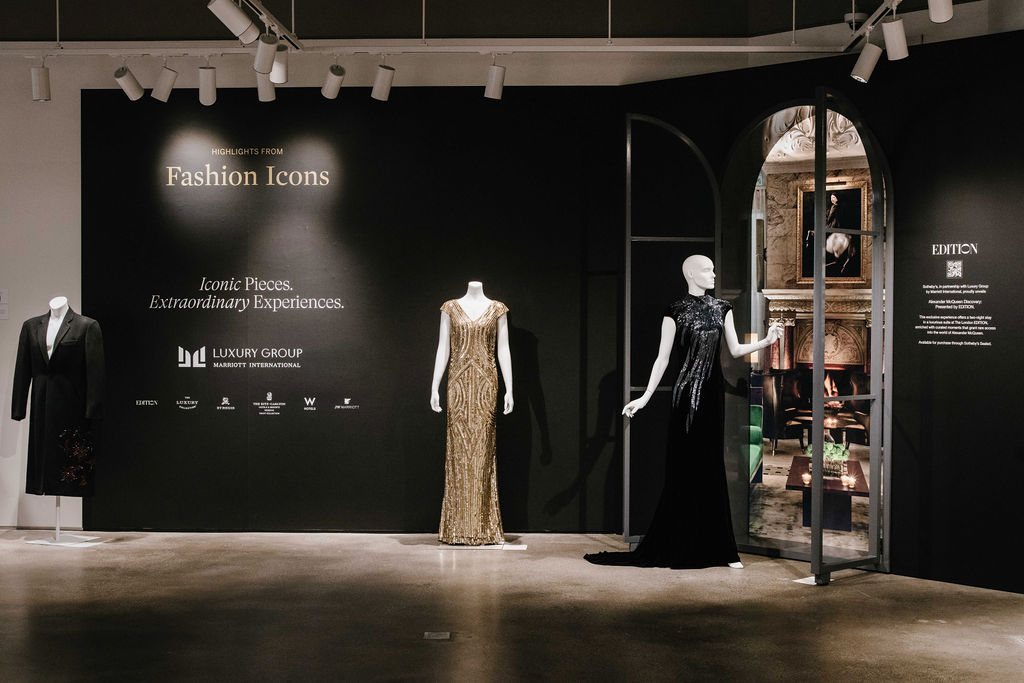 The Fashion Icons exhibition at Sotheby's New York