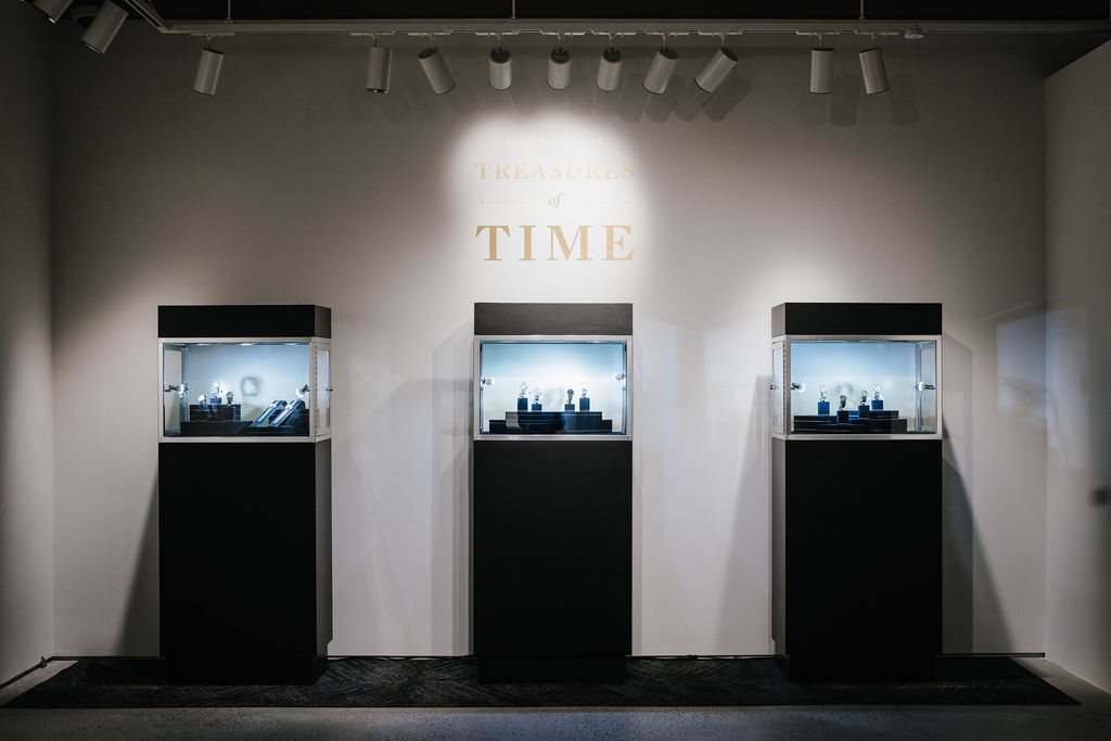 TIME watch exhibition displays