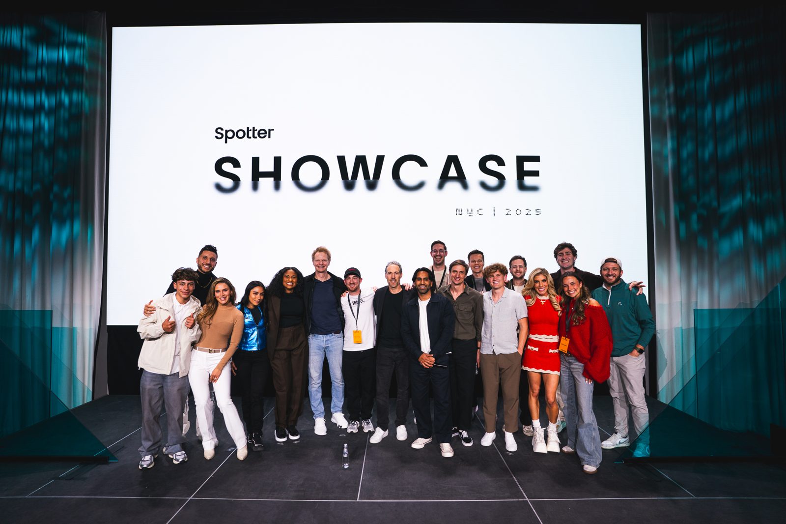 Guests inside the Spotter Showcase space